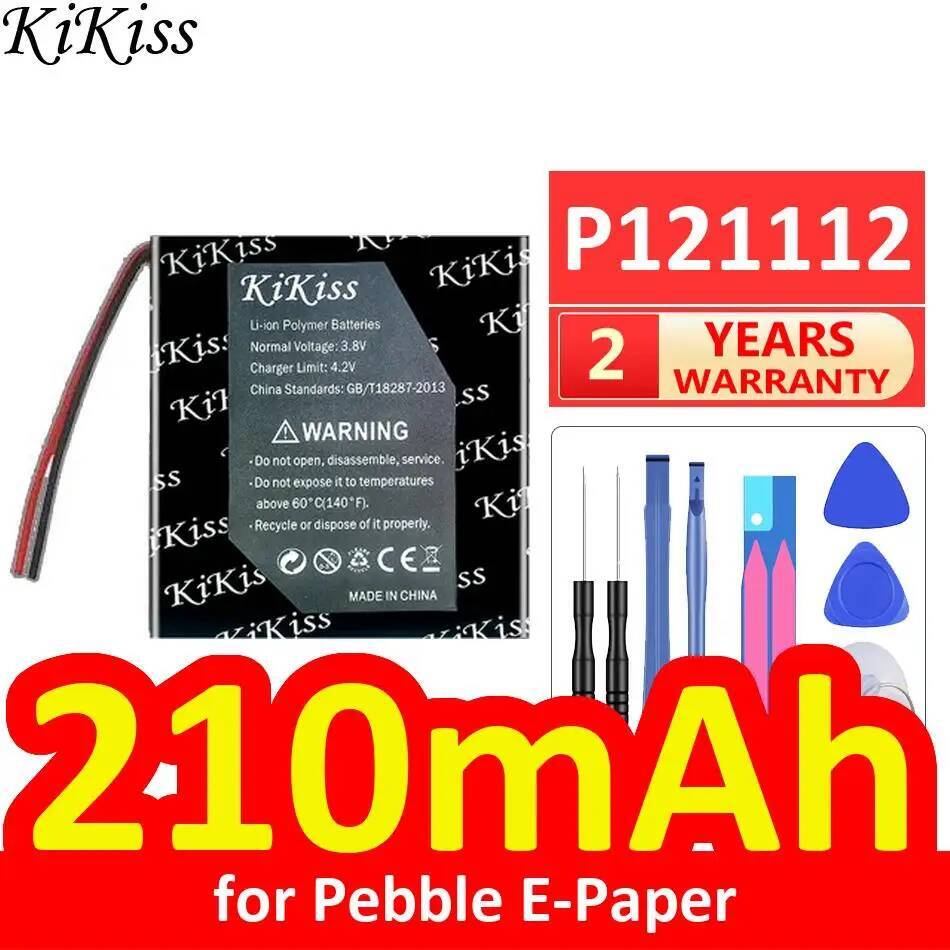 Smartwatch Pebble Watches - Langlebig für Pebble E-Paper 210 mAh