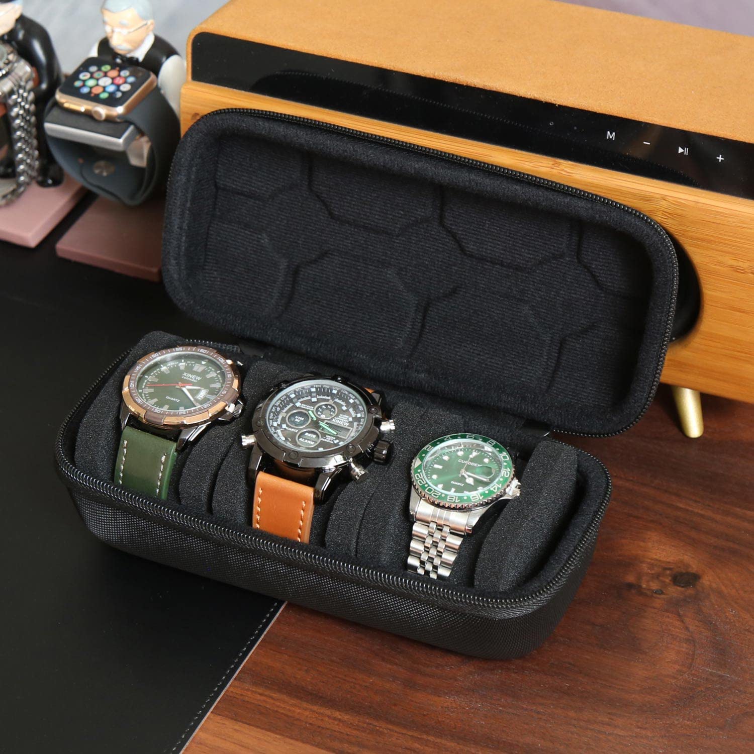Smartwatch Watches For Women - Uhrenbox-Organizer für Männer oder Frauen, Uhren-Reisetasche,