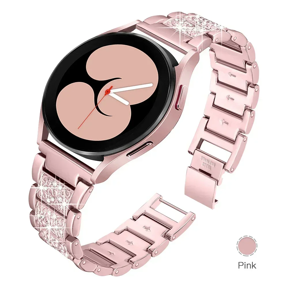 Smartwatch Premium Watches For Women - Premium Diamant-Ersatz-Uhrenarmband für Samsung Galaxy Watch