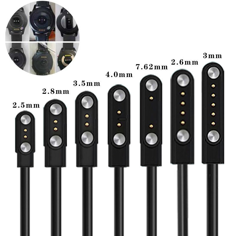 Smartwatch Watches Kids - 2-Pin-4-Pin-Smartwatch-Dock-Ladeadapter USB-Ladekabel für Erwachsene/Kinder Smartwatch-Ladekabel Zubehör