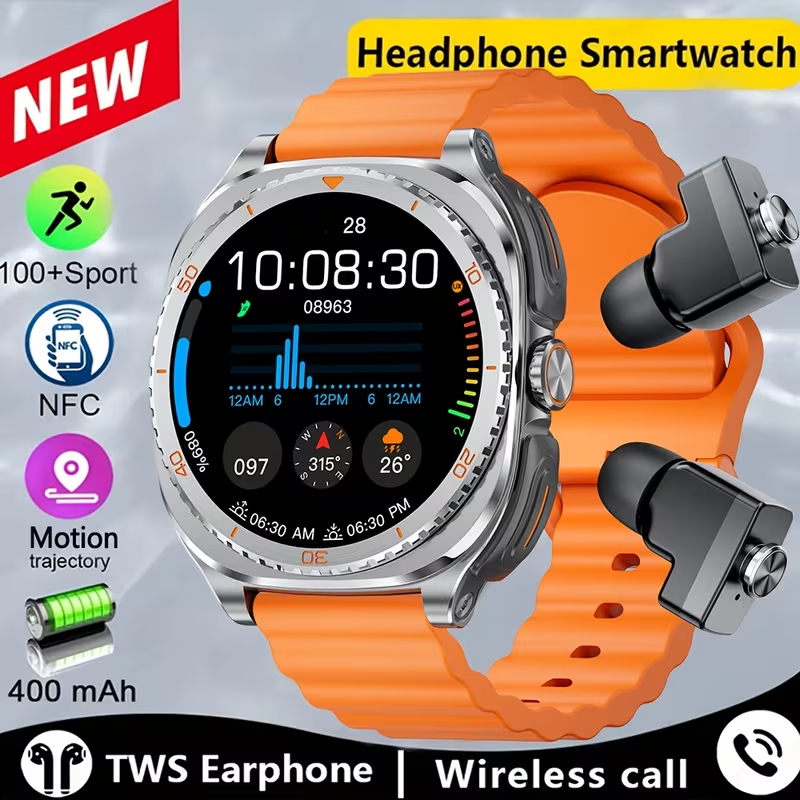 Smartwatch Noise Watches For Men - 2-in-1-TWS-Headset Smartwatch 1,53 Zoll Herren Damen
