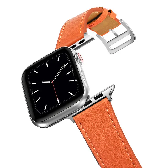 Smartwatch Premium Watches For Women - Hochwertiges Leder-Einzel-Schlaufenarmband für Apple Watch Series