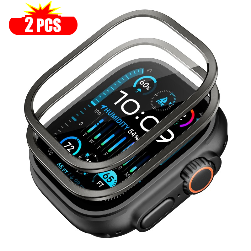 Smartwatch Apple Watches For Men - 2 Stück gehärtetes Glas für Apple