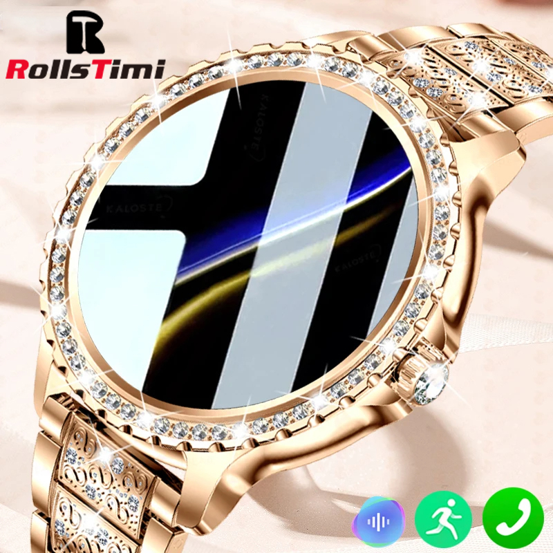 Watches Ladies Smartwatch - Mode Luxus Gold Frauen Smart Uhr