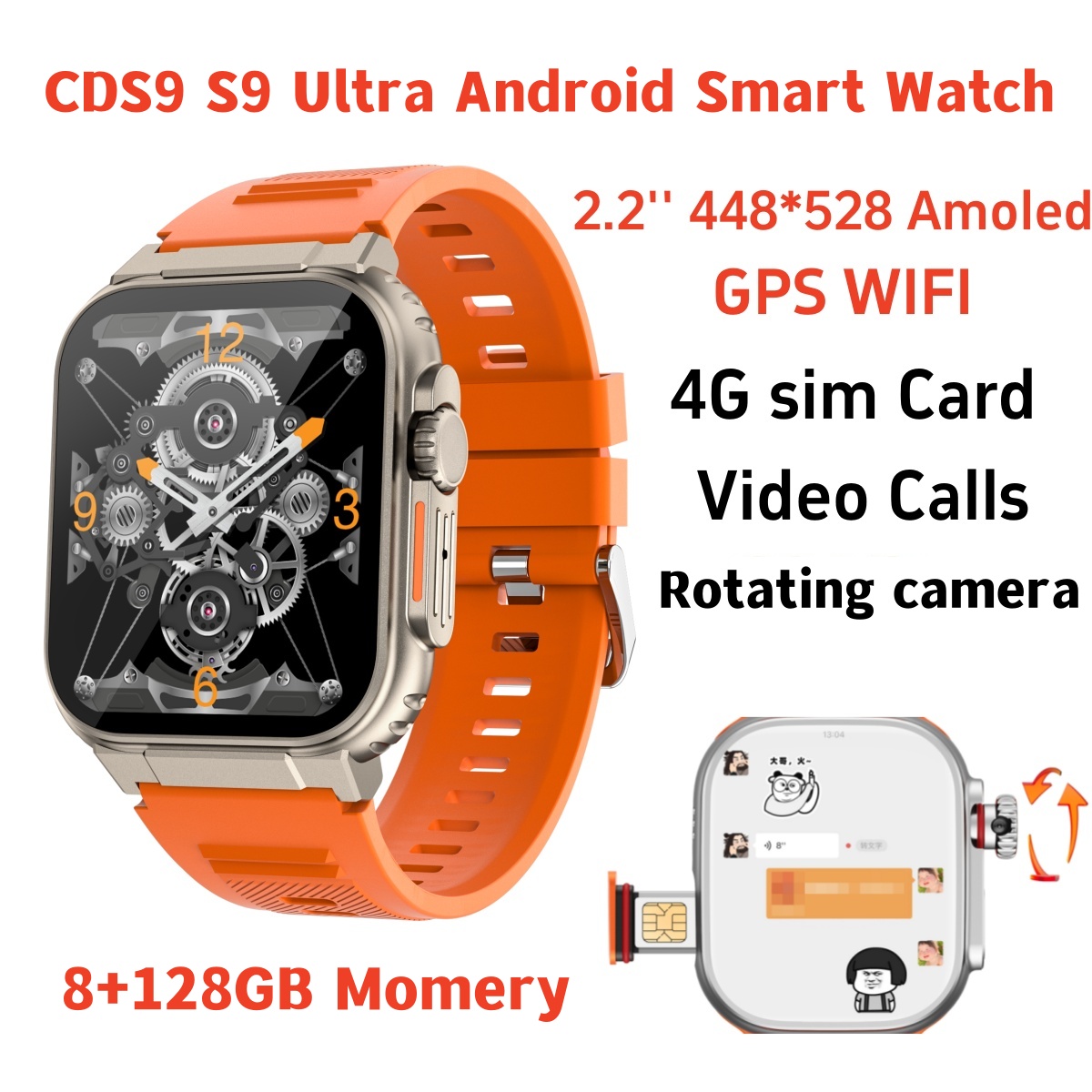 Original S10 Smartwatch 4G/5G  – Smartwatch Watches For Men With Gps Bewertung und Preis