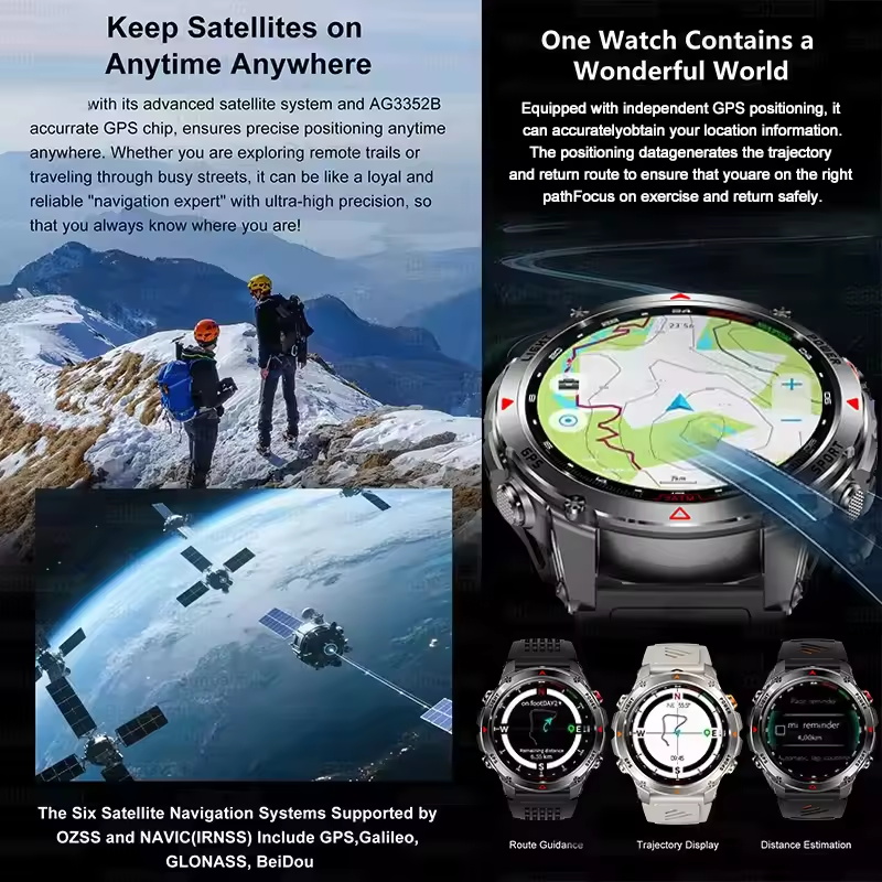 2025 neue T-Rex 3 Outdoor GPS  – Smartwatch Running Watches For Men Bewertung und Preis
