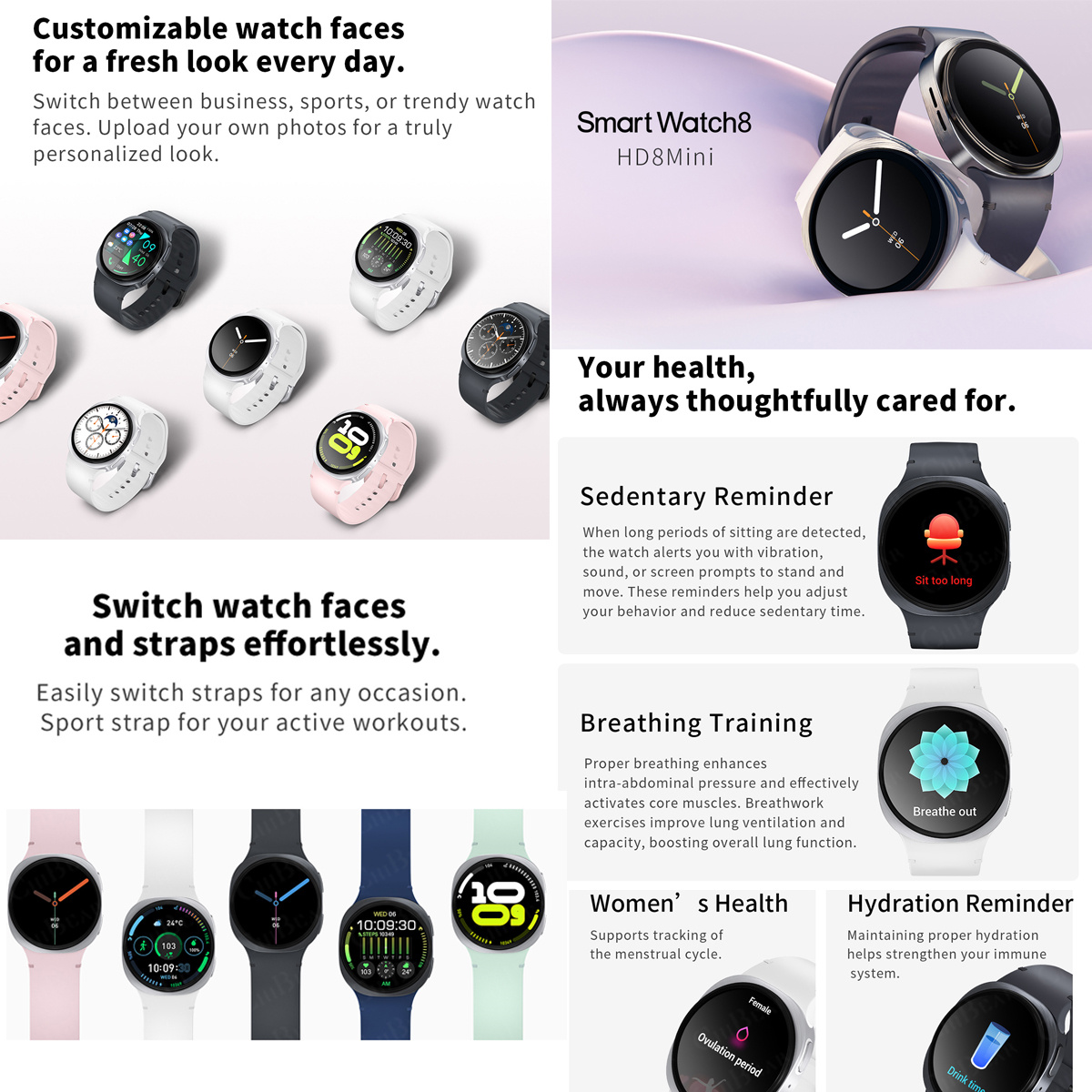 2026 Neue Smartwatches 8 Mini  – Smartwatch Watches For Men With Gps Bewertung und Preis