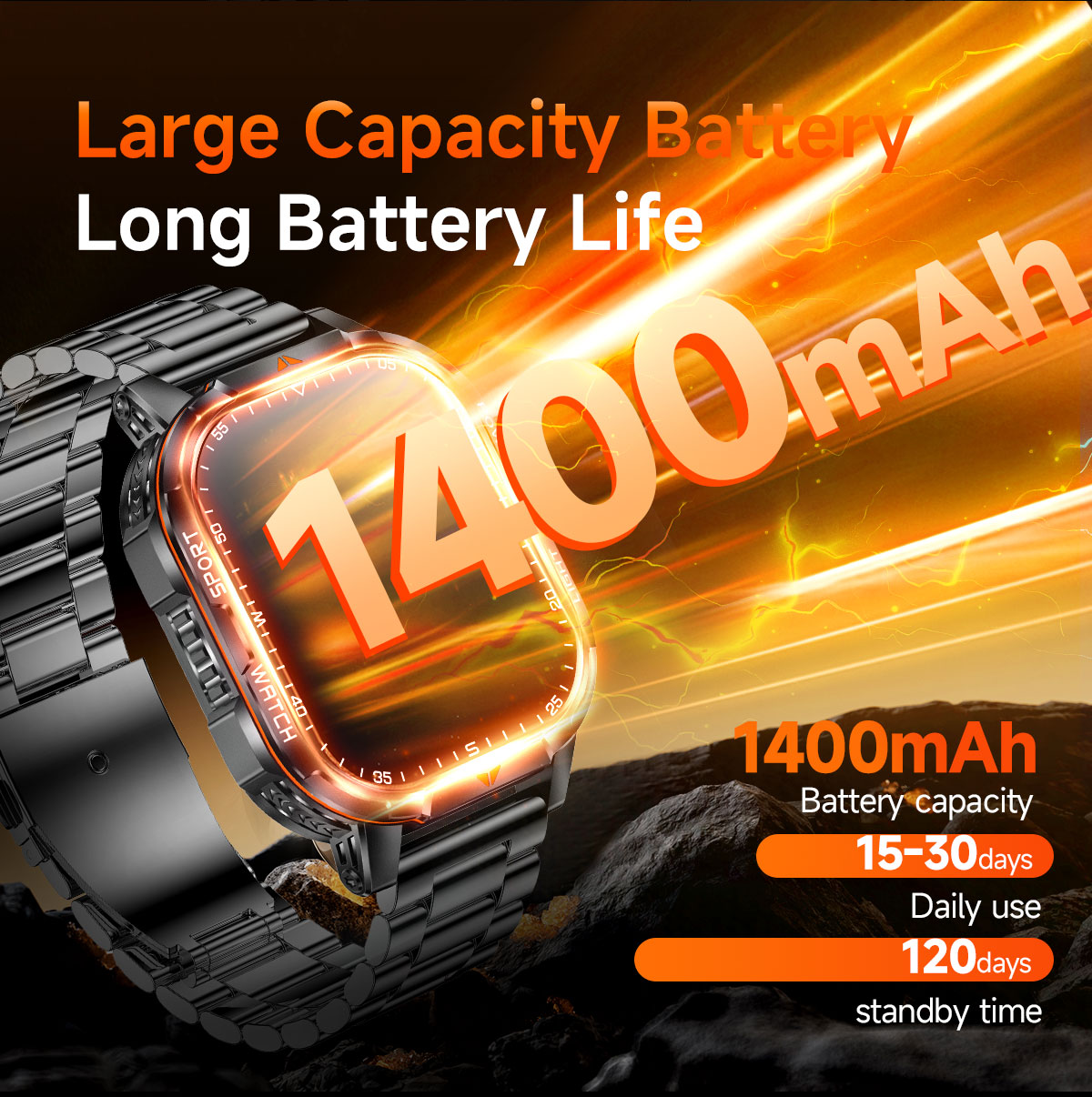 2026 Neue Smartwatch mit 1400m – Smartwatch Trending Watches For Men Bewertung und Preis