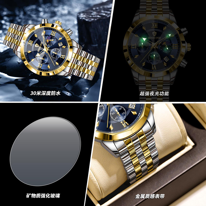 BINBOND Authentische Herrenuhr – Smartwatch Trending Watches For Men Bewertung und Preis