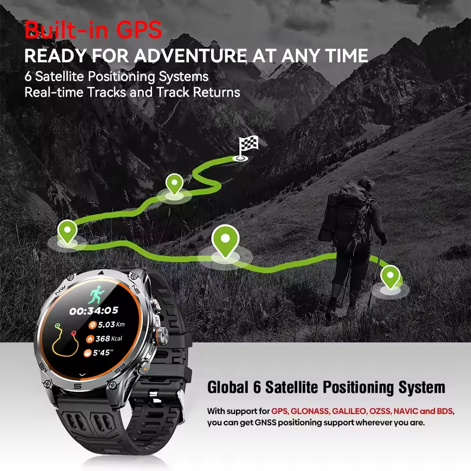 2026 Neue GPS Outdoor-Sport-Sm – Smartwatch Watches For Men With Gps Bewertung und Preis