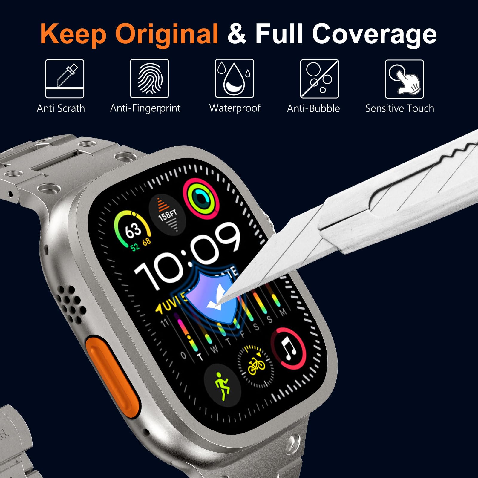Gehärtetes Glas für Apple Watc – Smartwatch Apple Watches For Men Bewertung und Preis