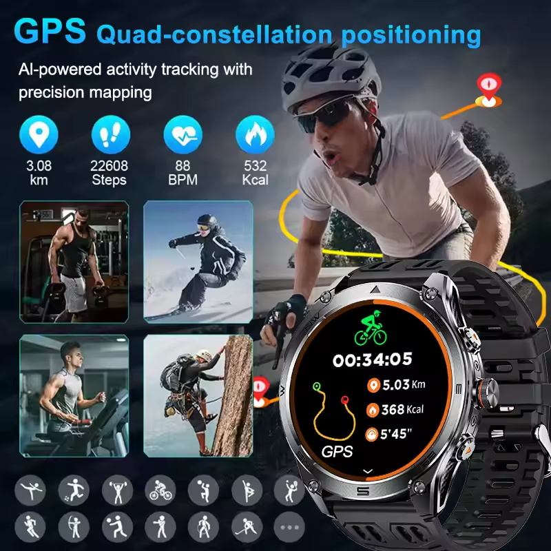 Hochwertige Sport-Smartwatch,  – Smartwatch Running Watches For Men Bewertung und Preis