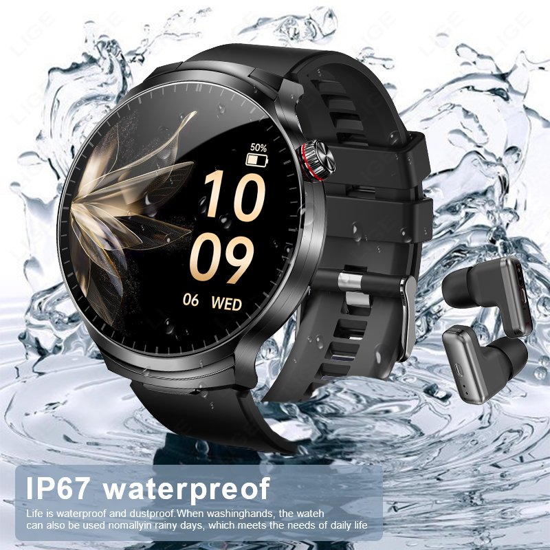 LIGE Neue TWS 2-in-1 Headset S – Smartwatch Noise Watches For Men Bewertung und Preis