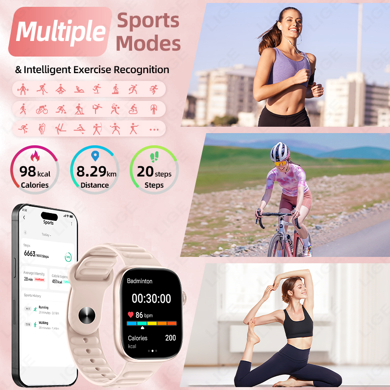 LIGE 2026 NEUE Smartwatch Herz – Couple Watches Smartwatch Bewertung und Preis