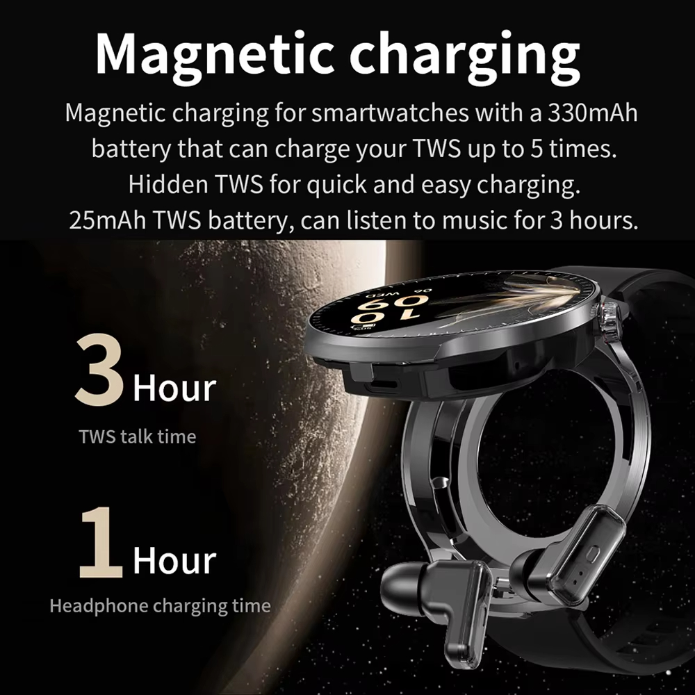TWS 2-in-1 Smartwatch mit Ohrh – Smartwatch Noise Watches For Men Bewertung und Preis