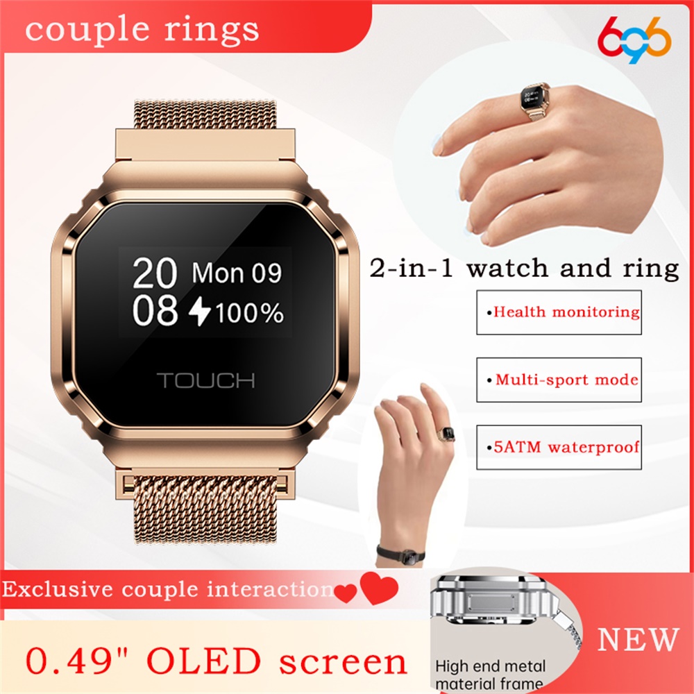 Neuer 0,49-Zoll OLED-Bildschir – Couple Watches Smartwatch Bewertung und Preis