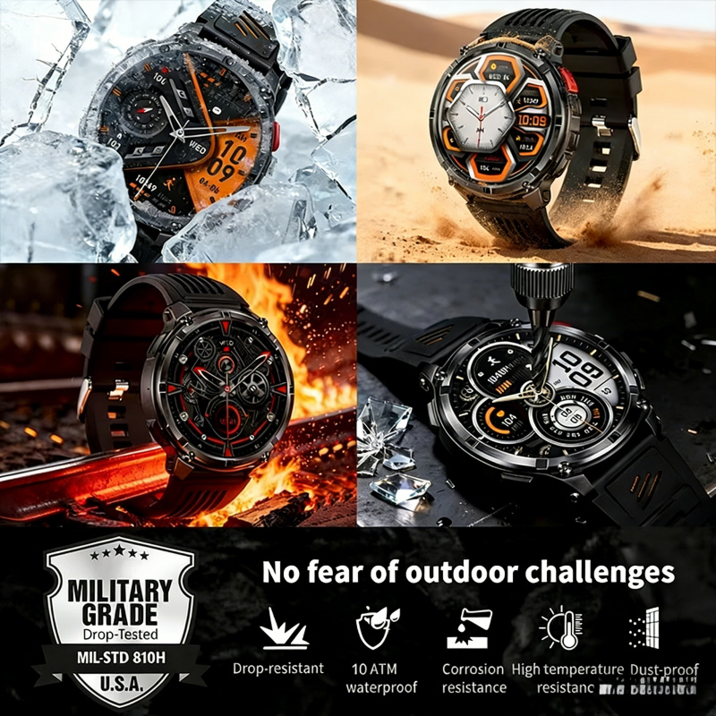 Outdoor-Militär-Smartwatches,  – Smartwatch Running Watches For Men Bewertung und Preis