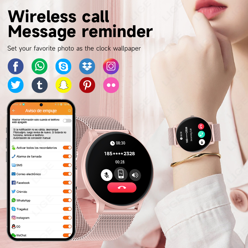 2026 Neue Damen Bluetooth-Anru – Watches Ladies Smartwatch Bewertung und Preis