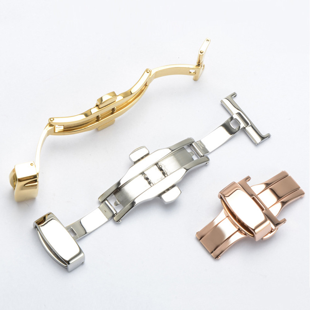 18-mm-Edelstahl-Doppel-Druckve – Mesh Stainless Strap Bewertung und Preis