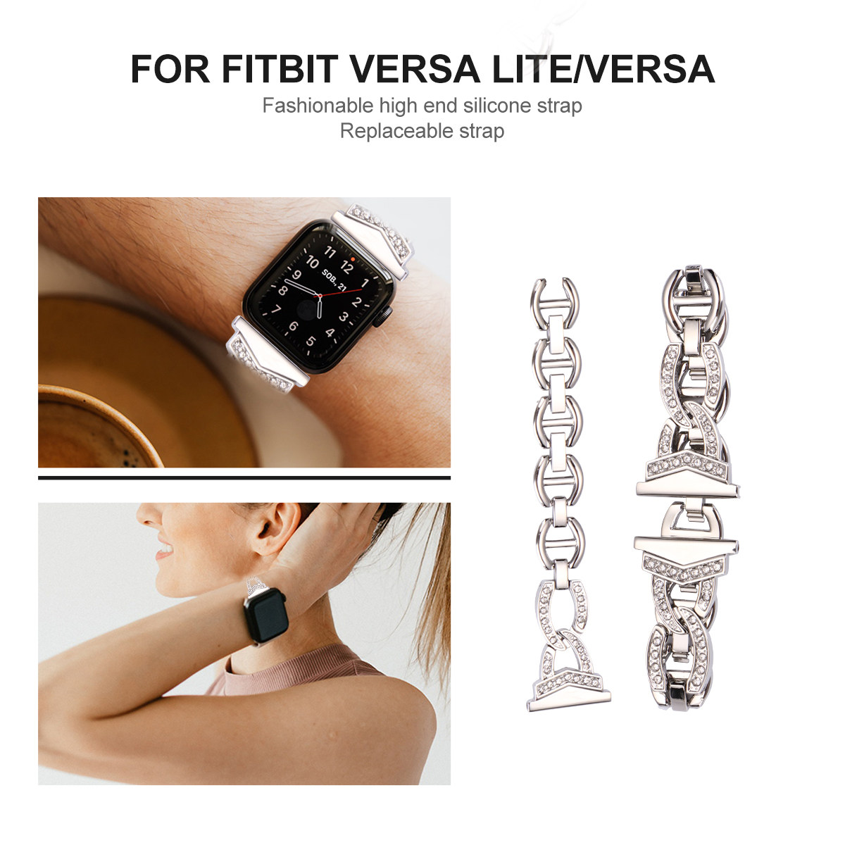 Hochwertiges Edelstahl-Uhrenar – Smartwatch Premium Watches For Women Bewertung und Preis