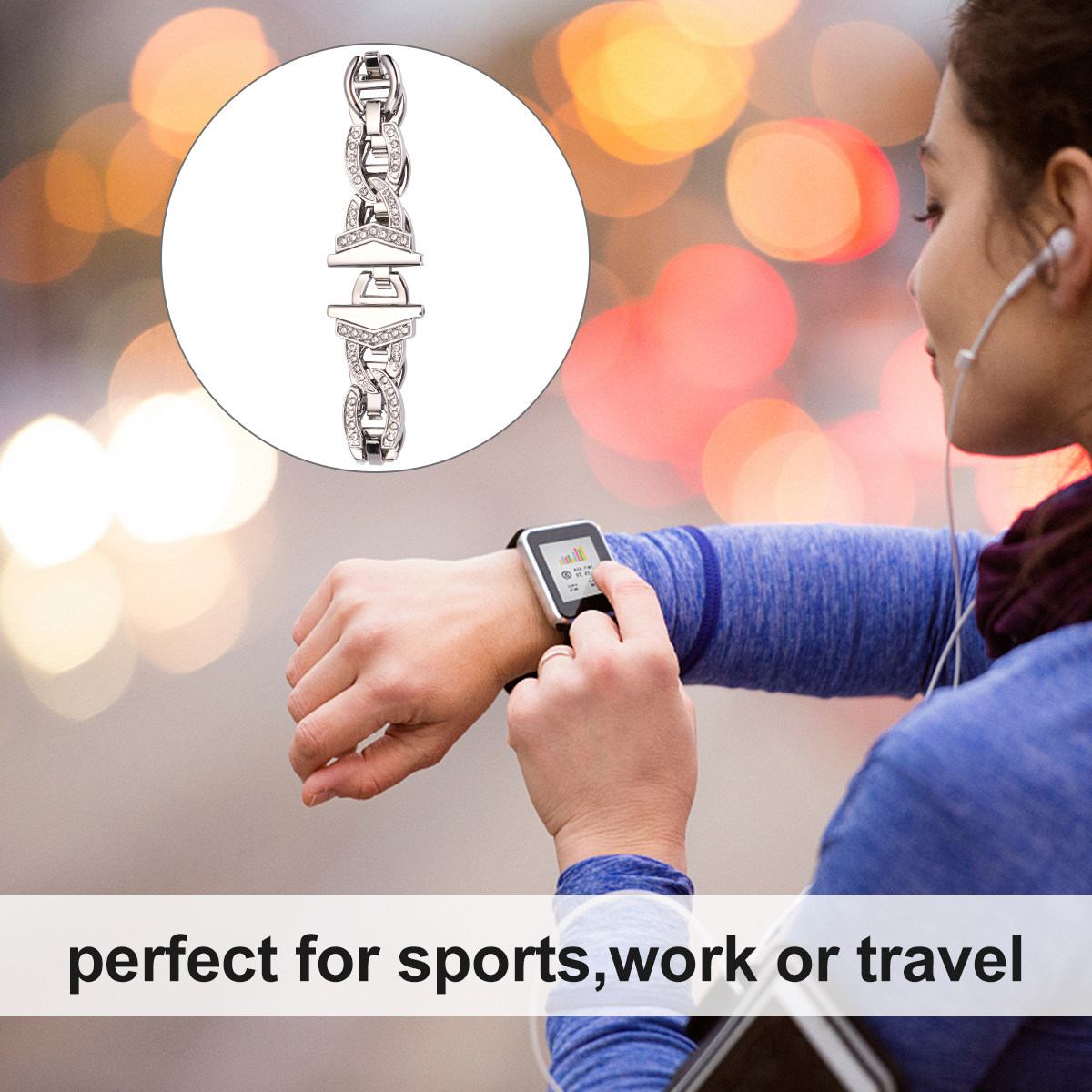Hochwertiges Edelstahl-Uhrenar – Smartwatch Premium Watches For Women Bewertung und Preis