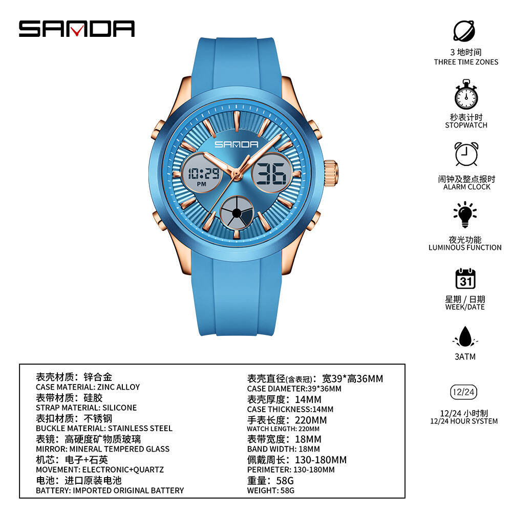 SANDA elektronische Uhr, leuch – Watches Ladies Smartwatch Bewertung und Preis