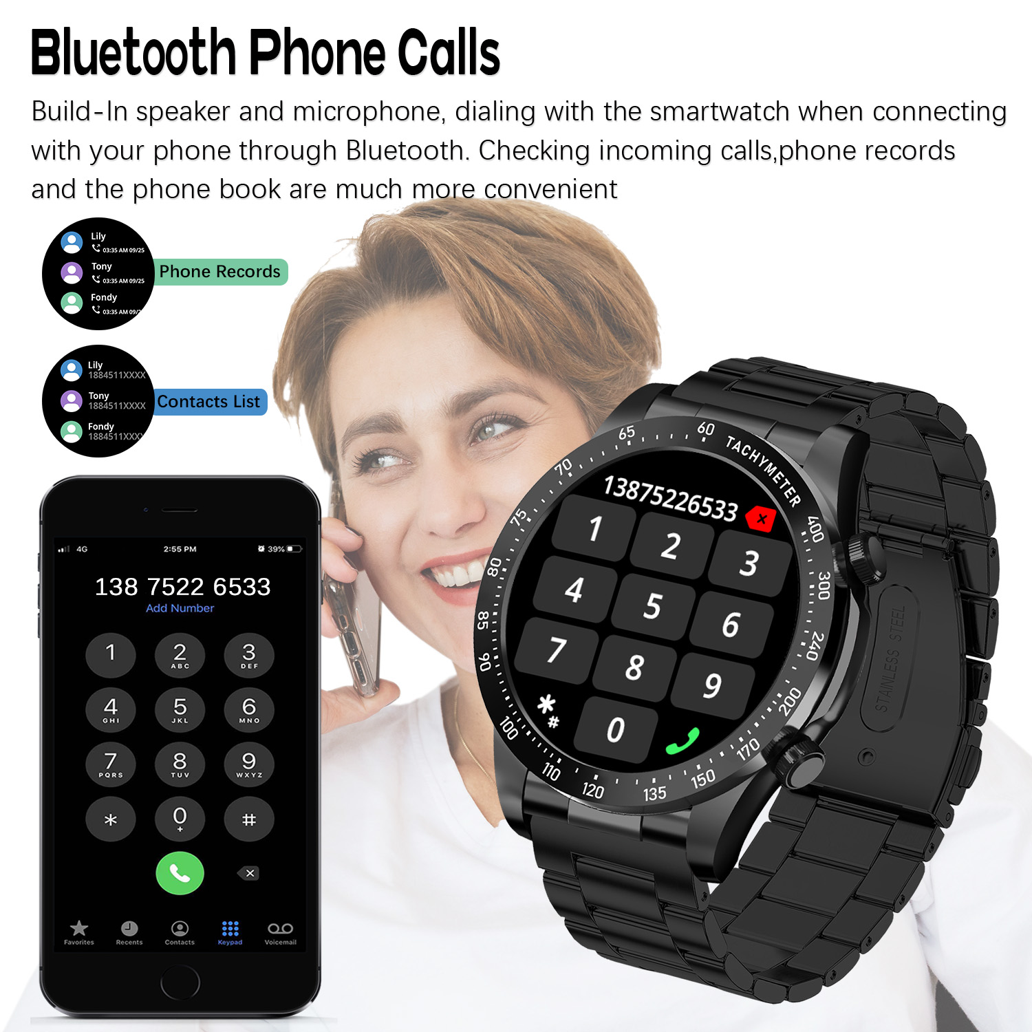 ROLLSTIMI Premium Allround-Sma – Smartwatch Premium Watches For Women Bewertung und Preis