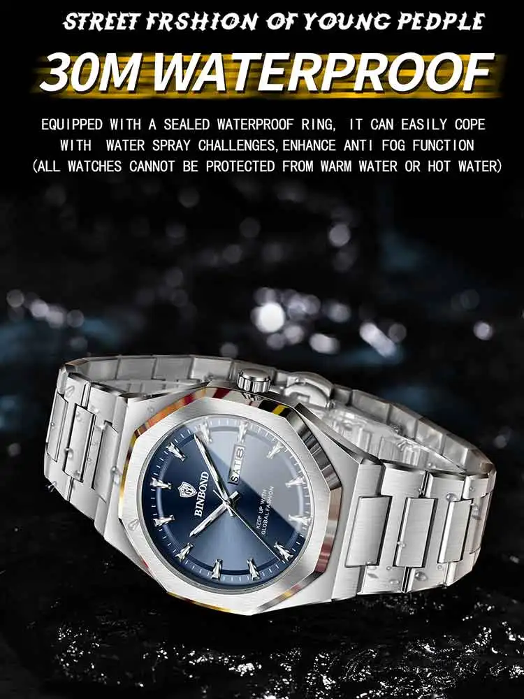 BINBOND Mode Trend Herren Quar – Smartwatch Trending Watches For Men Bewertung und Preis