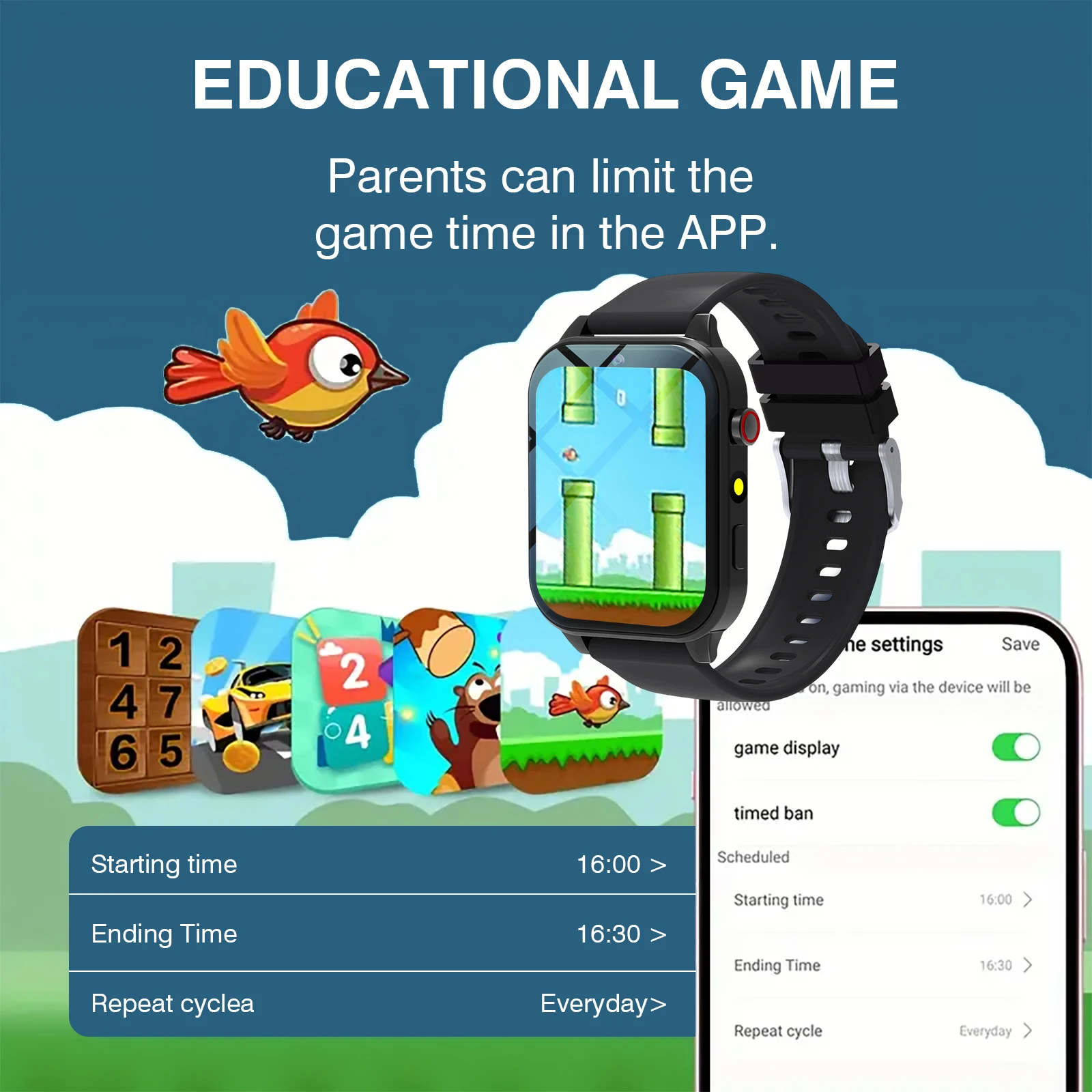 Kinder-Smartwatch, 18-Spiele,  – Smartwatch Watches Kids Bewertung und Preis