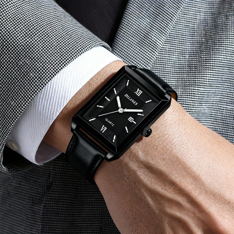 Lässige Leder-Herrenuhren, ein – Watches Not Smartwatch Bewertung und Preis