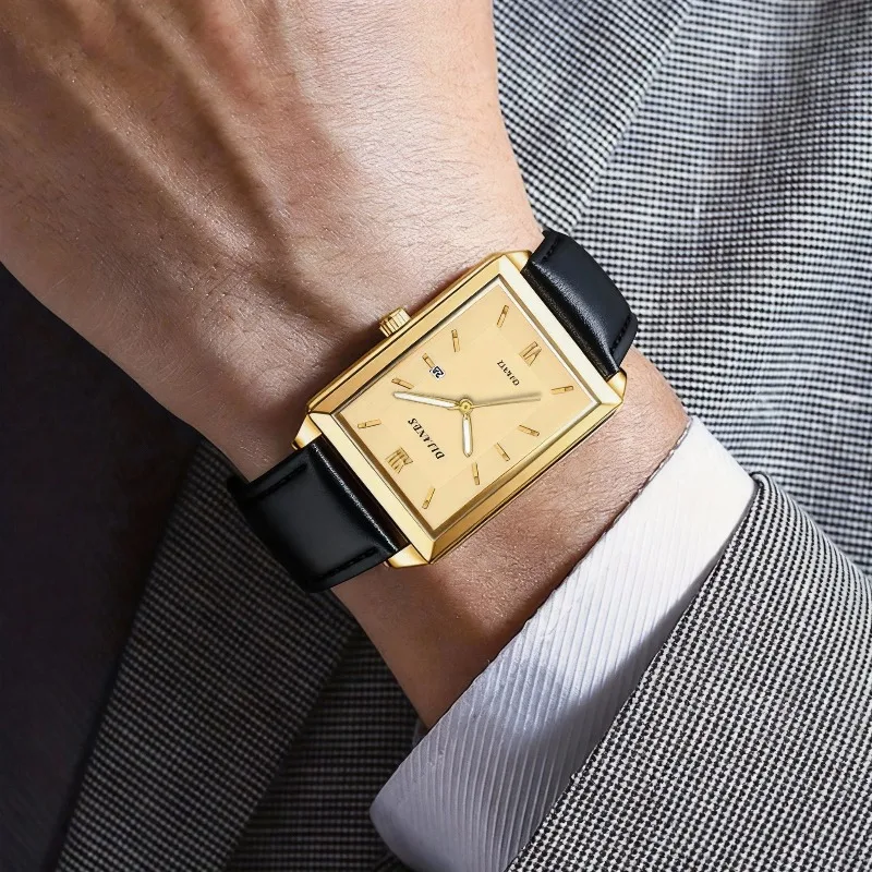 Lässige Leder-Herrenuhren, ein – Watches Not Smartwatch Bewertung und Preis