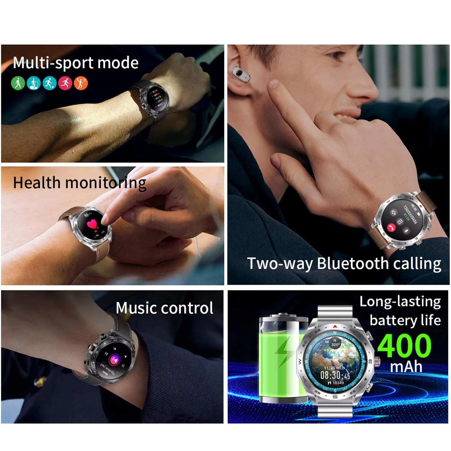 Business Smartwatch 2 in 1 TWS – Smartwatch Noise Watches For Men Bewertung und Preis