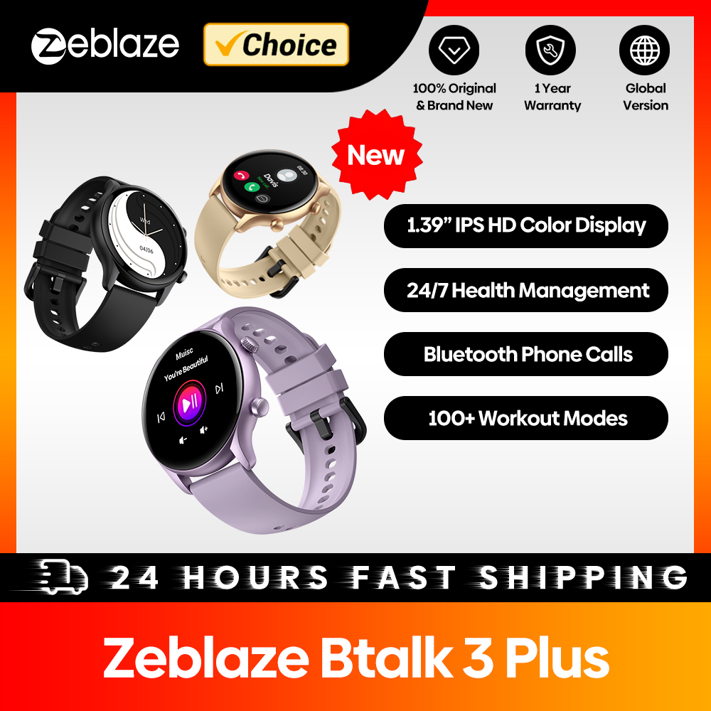 Neue zeblaze btalk 3 plus Spra – Watches Ladies Smartwatch Bewertung und Preis