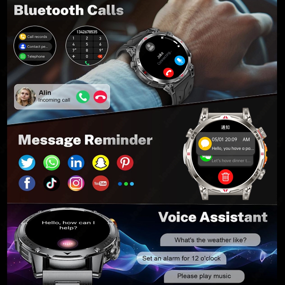 Neue Professionelle GPS Sport  – Smartwatch Running Watches For Men Bewertung und Preis
